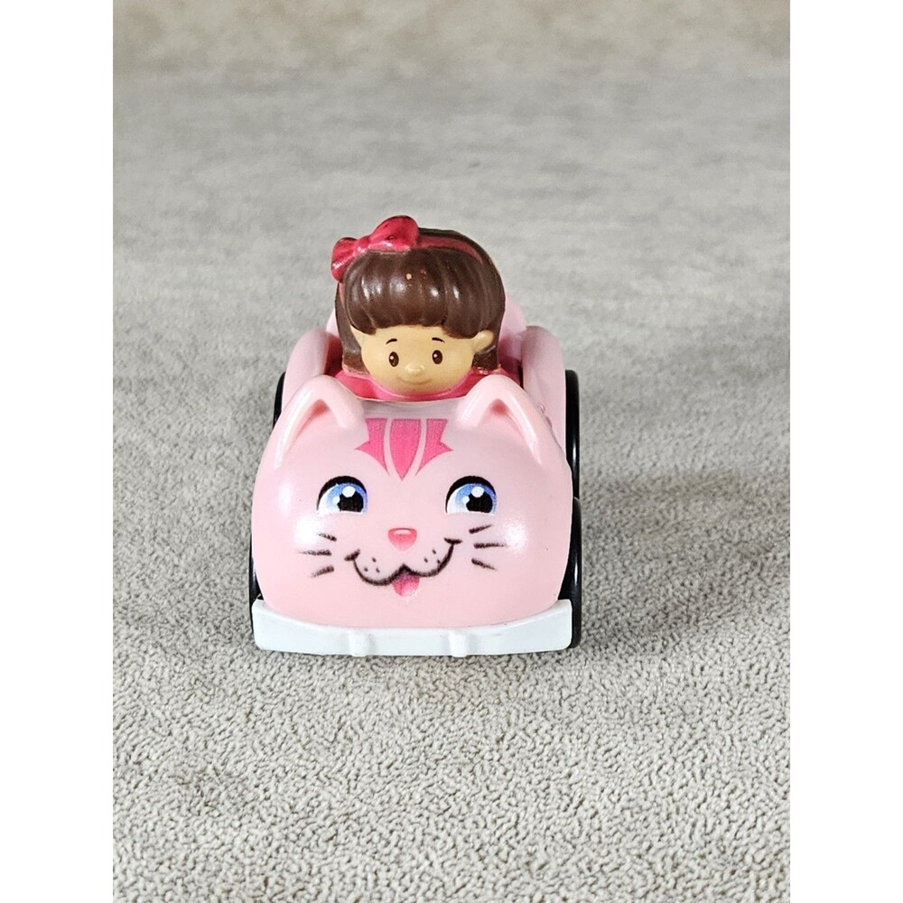 Fisher Price Little People Mia Wheelies Pink Kitty Car Rare HTF 2015